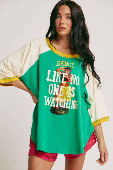 The Raglan Dance Tee - Green