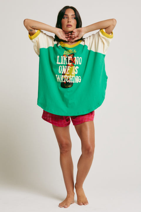 The Raglan Dance Tee - Green