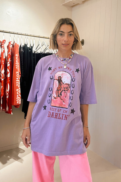 The Darlin Tee - Lilac