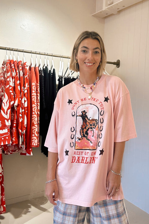 The Darlin Tee - Pink