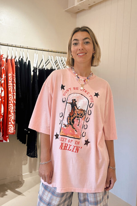 The Darlin Tee - Pink