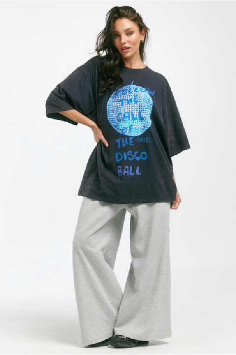 Disco Ball Tee - Charcoal