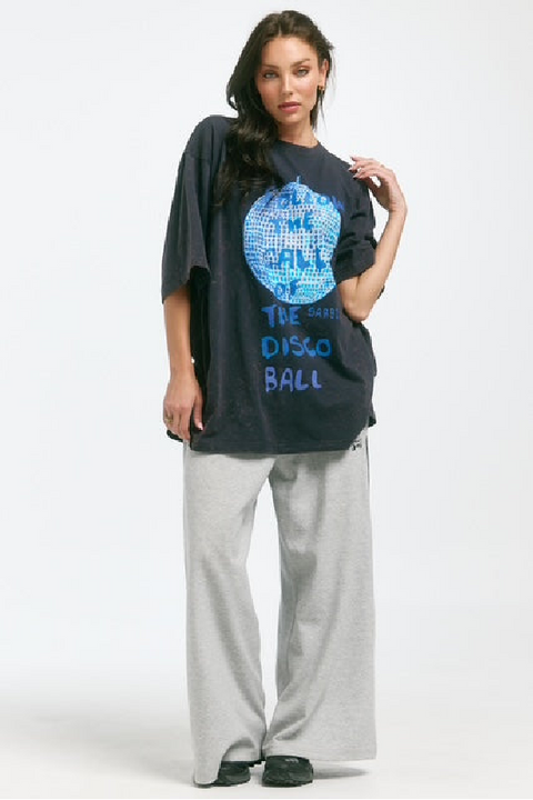Disco Ball Tee - Charcoal