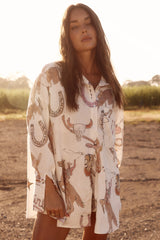 Don Julio Linen Western Shirt