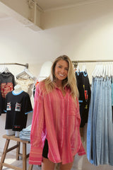 The Don Julio Shirt - Pop Stripe Peach