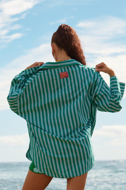 The Don Julio Shirt - Green Stripe