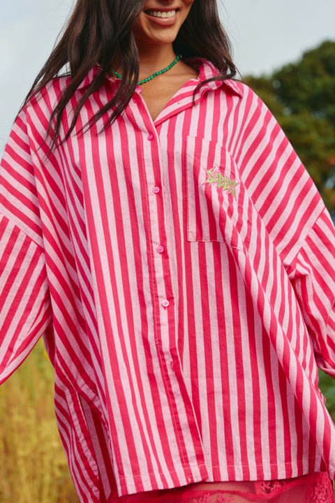 The Don Julio Shirt - Pink Stripe