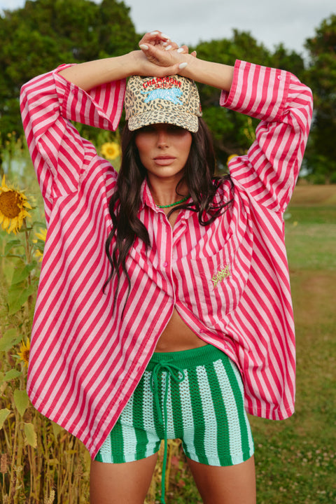 The Don Julio Shirt - Pink Stripe