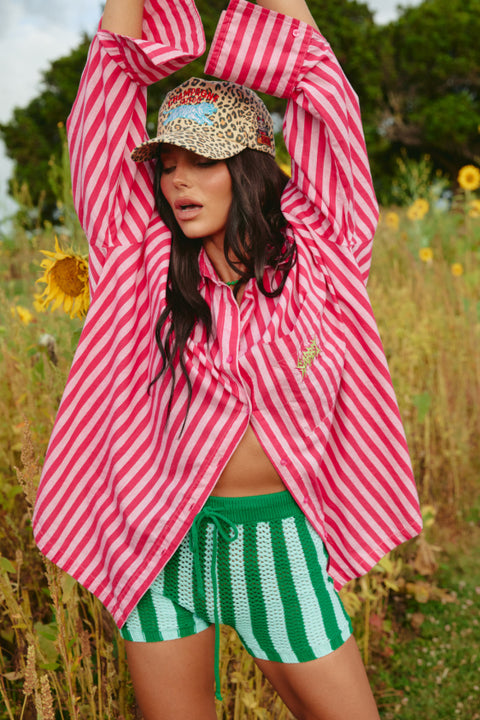 The Don Julio Shirt - Pink Stripe