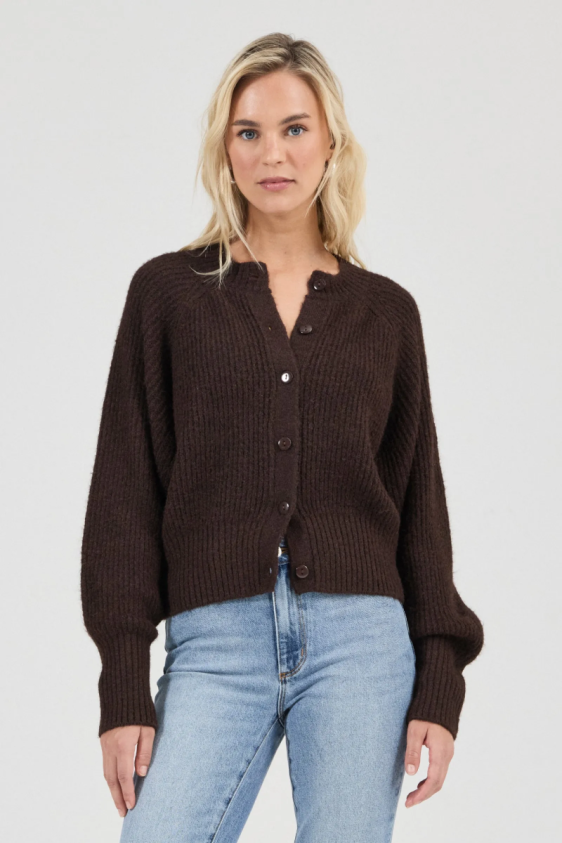 Duchess Cardi - Chocolate