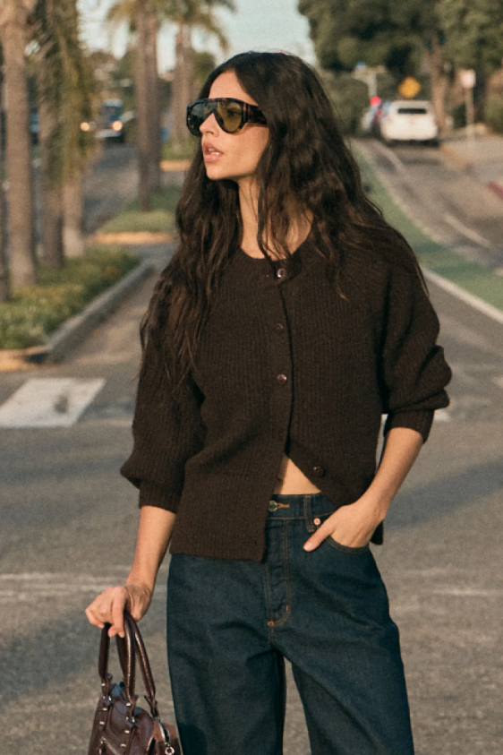 Duchess Cardi - Chocolate