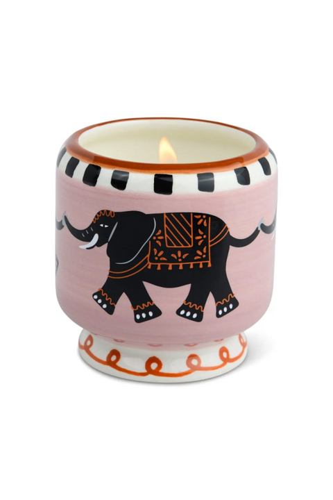Paddywax A Dopo Elephant Ceramic Candle - Tobacco and Vanilla