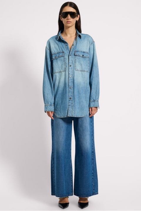 Essential Denim Shirt - Blue Crush