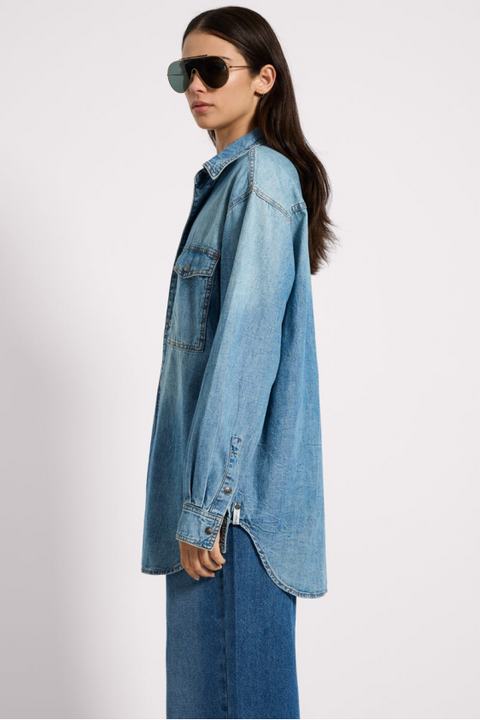 Essential Denim Shirt - Blue Crush
