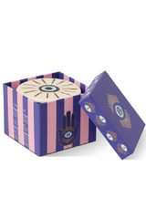Paddywax Boxed Candle - Evil Eye Charmed 8oz -Incense +Smoke