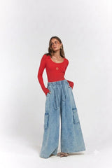Ezra Pant - Denim Blue