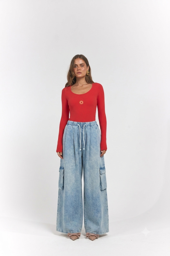 Ezra Pant - Denim Blue