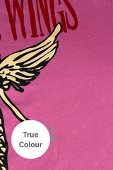 Find Your Wings Tee - Pink