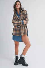 The Oversized Flannel Shirt - Oatlands Check