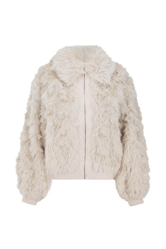 The Brooklyn Flea Bomber Jacket - Frost