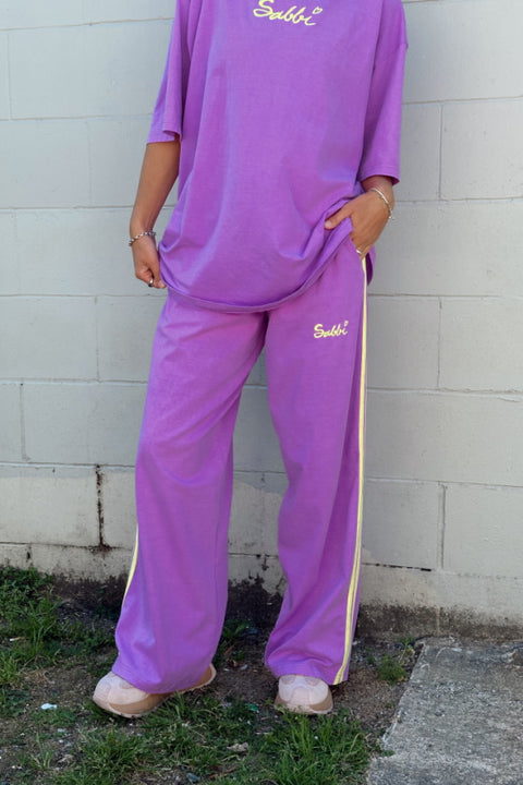 The Stand Out Tee - Fluro Lilac