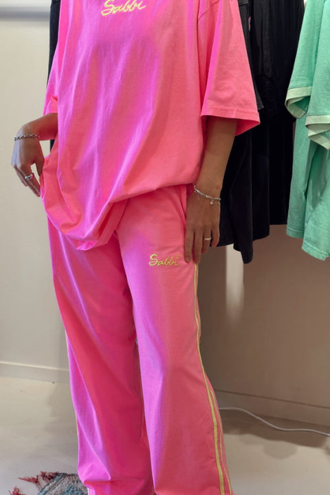 The Chido Pants -Fluro Pink
