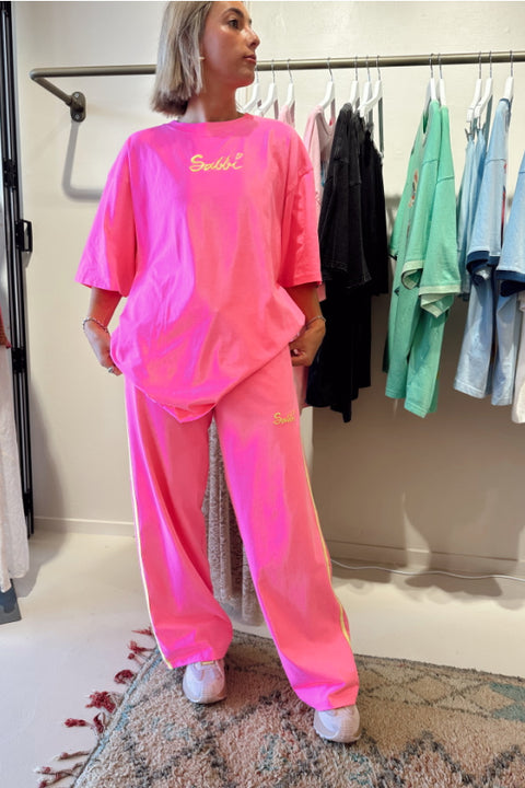The Chido Pants -Fluro Pink