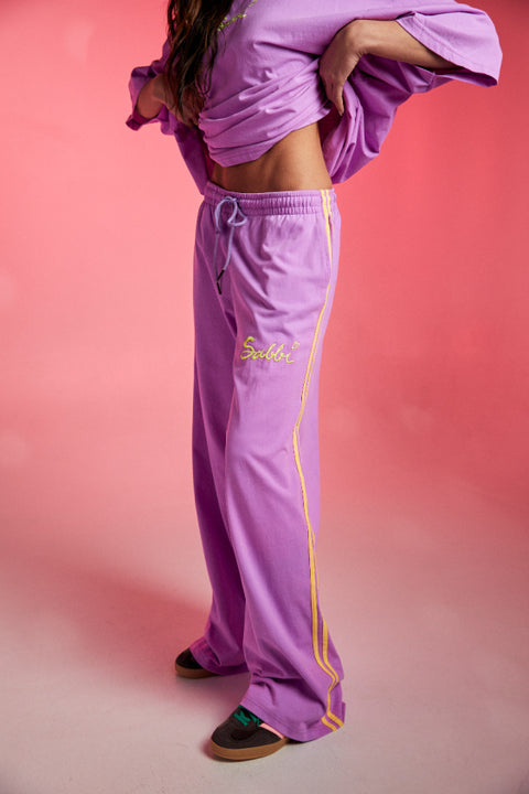 The Chido Pants -Fluro Purple