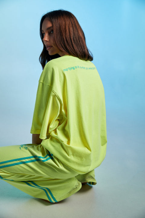 The Stand Out Tee - Fluro Yellow