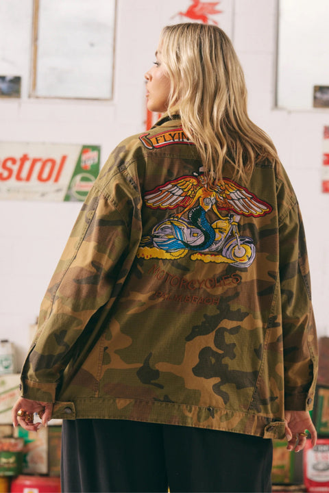 The Flying Mermaid Jacket - Camo