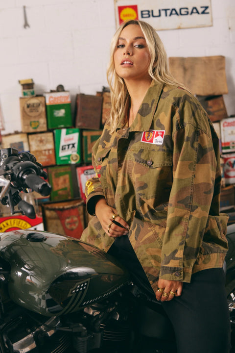 The Flying Mermaid Jacket - Camo