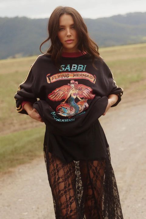The Flying Mermaid Jumper - Black