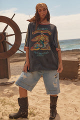 Flying Mermaid Tee - Black