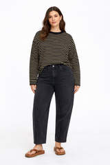 Bloom Long Sleeve Top - Forrest Stripe