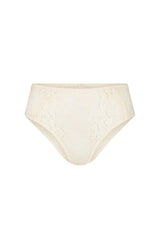 Free Love Lace High Waisted Brief - Vintage Cream