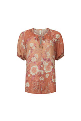 Isola Short Sleeve Blouse - Sunfade Pink