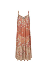Isola Strappy Dress - Sunfade Pink