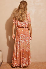 Isola Short Sleeve Blouse - Sunfade Pink
