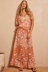 Isola Short Sleeve Blouse - Sunfade Pink