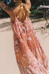 Isola Strappy Dress - Sunfade Pink