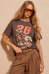 Island Thunder Tee - Charcoal