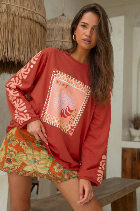 Golden Hour Longsleeve - Sienna