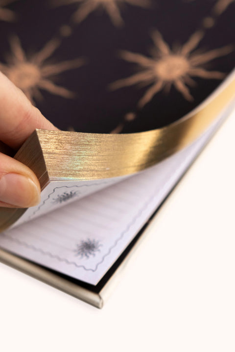 Dreamy Moons Gratitude Journal - White