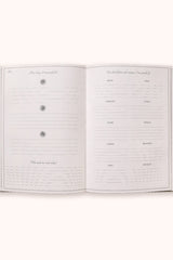 Dreamy Moons Gratitude Journal - White