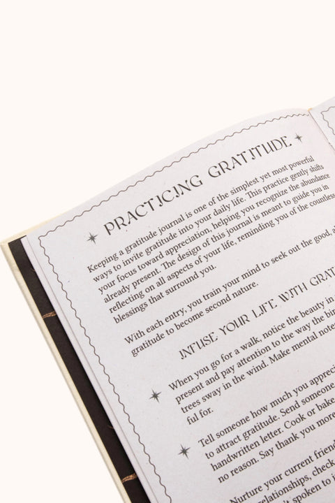 Dreamy Moons Gratitude Journal - White