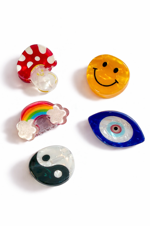 Happy Mix Mini Clip Pack - Pack of 5