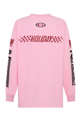 Signature Moto Tee - Pink