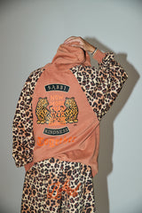 King Kindness Wide Leg Sweat Pants - Leopard