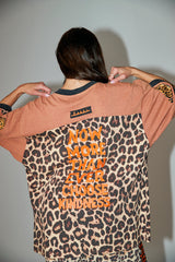 Sabbi Kindness V-Neck Leopard Tee