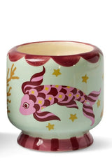 Paddywax A Dopo Koi Fish Ceramic Candle - Ocean Tide